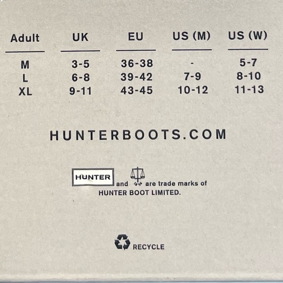 NWT Hunter Cable Knit Cuff Tall Boot Socks - Picture 8 of 8